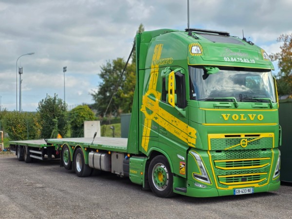 Transports de marchandises en plateau